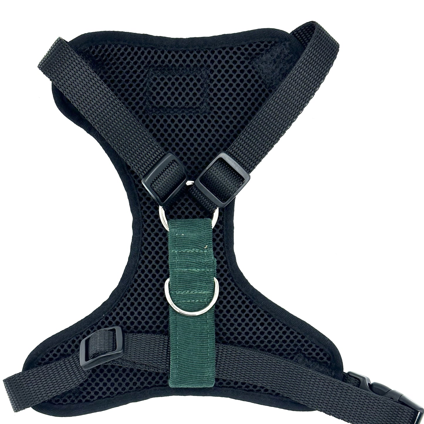 Cord Dog Harness Forest Green