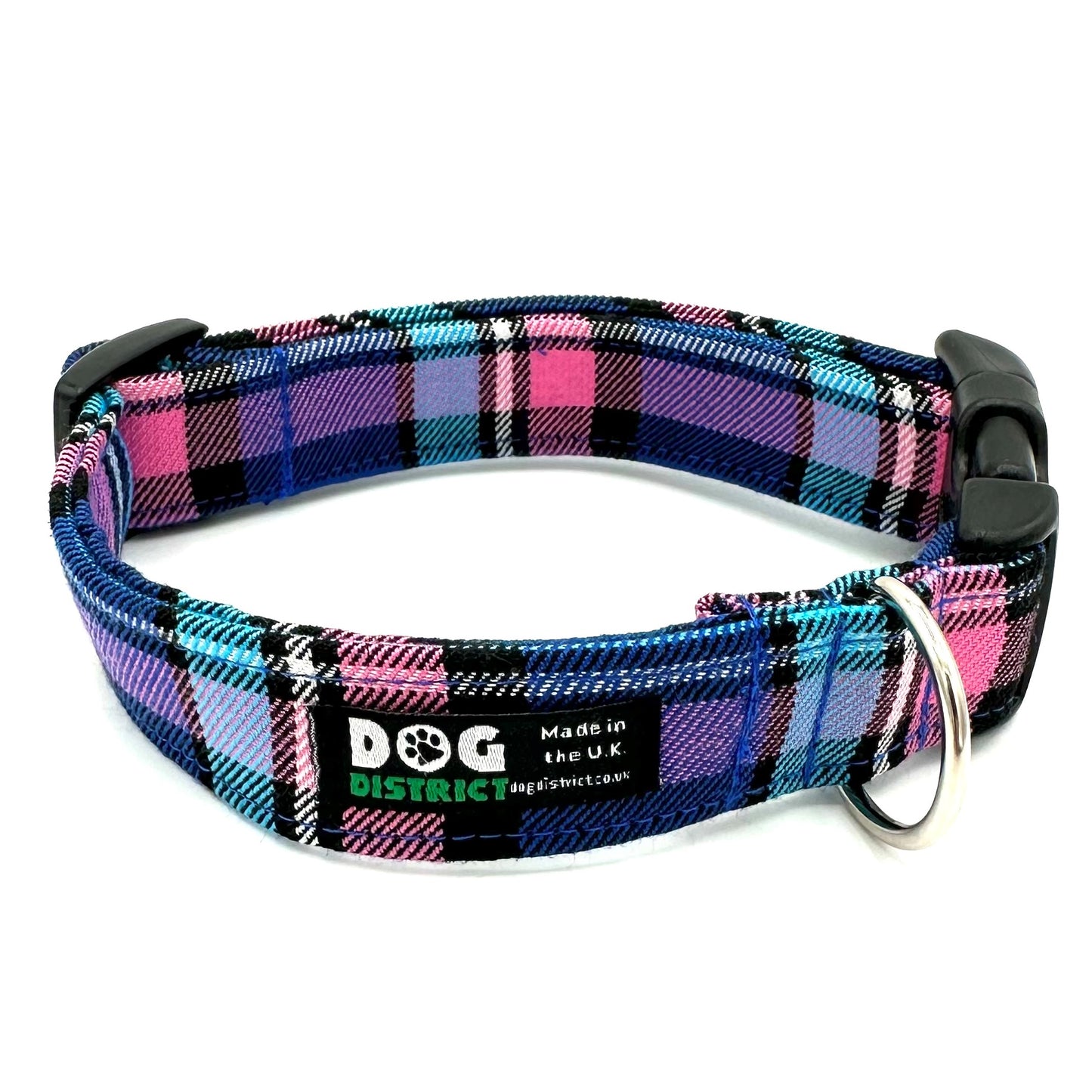 Check Dog Collar Bon Bon