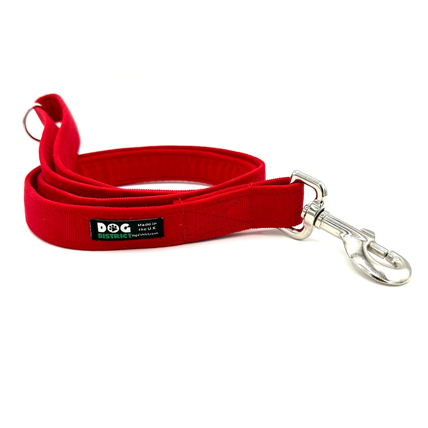 Cord Dog Lead Pillar Box Red