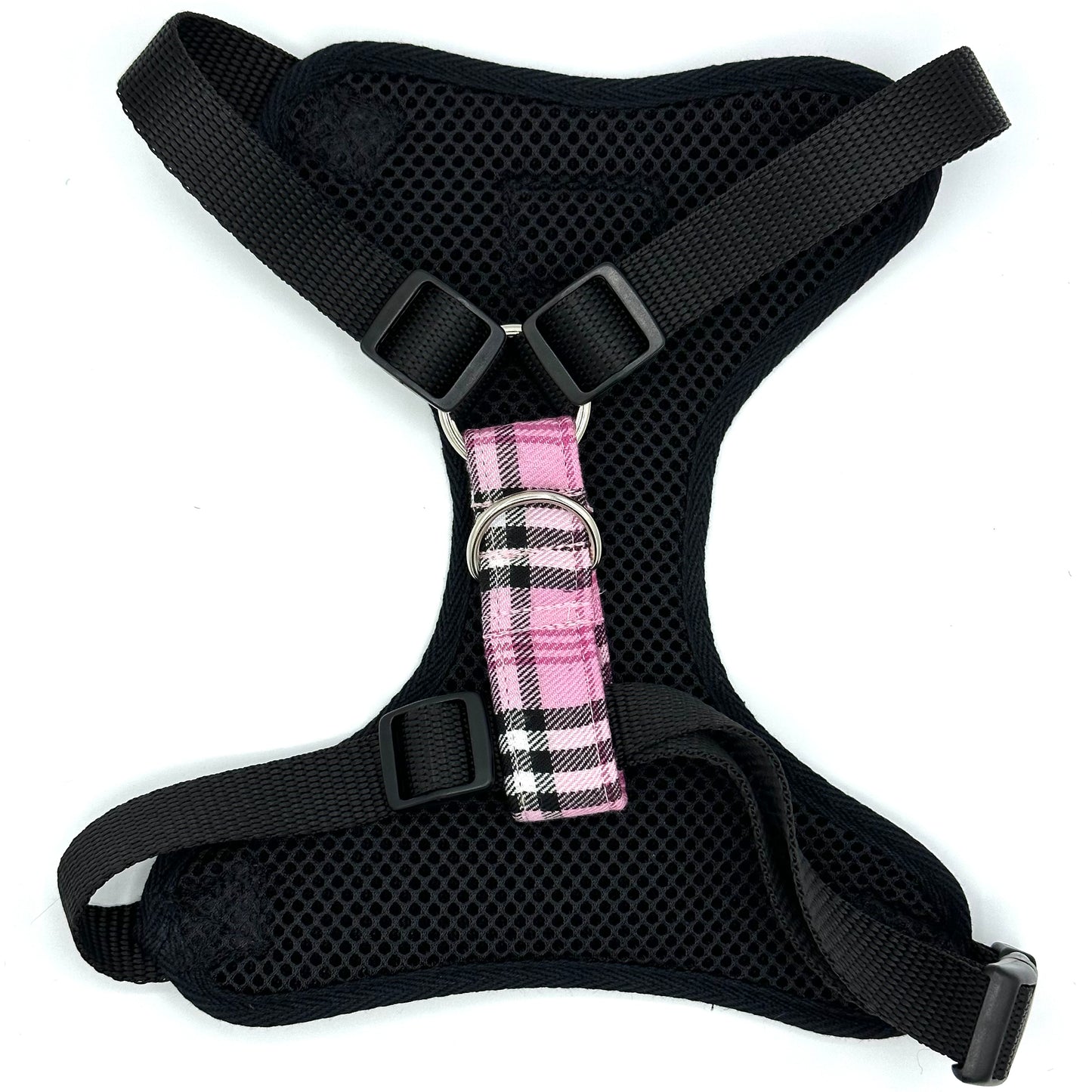 Check Dog Harness Pretty in Pink