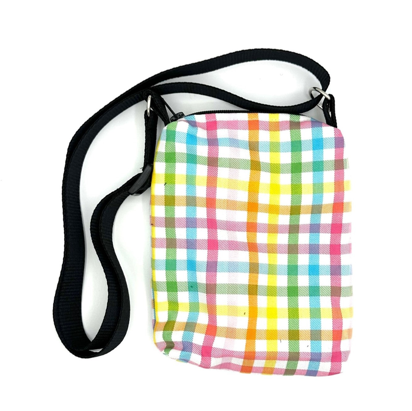 Check Dog Walking Bag Confetti