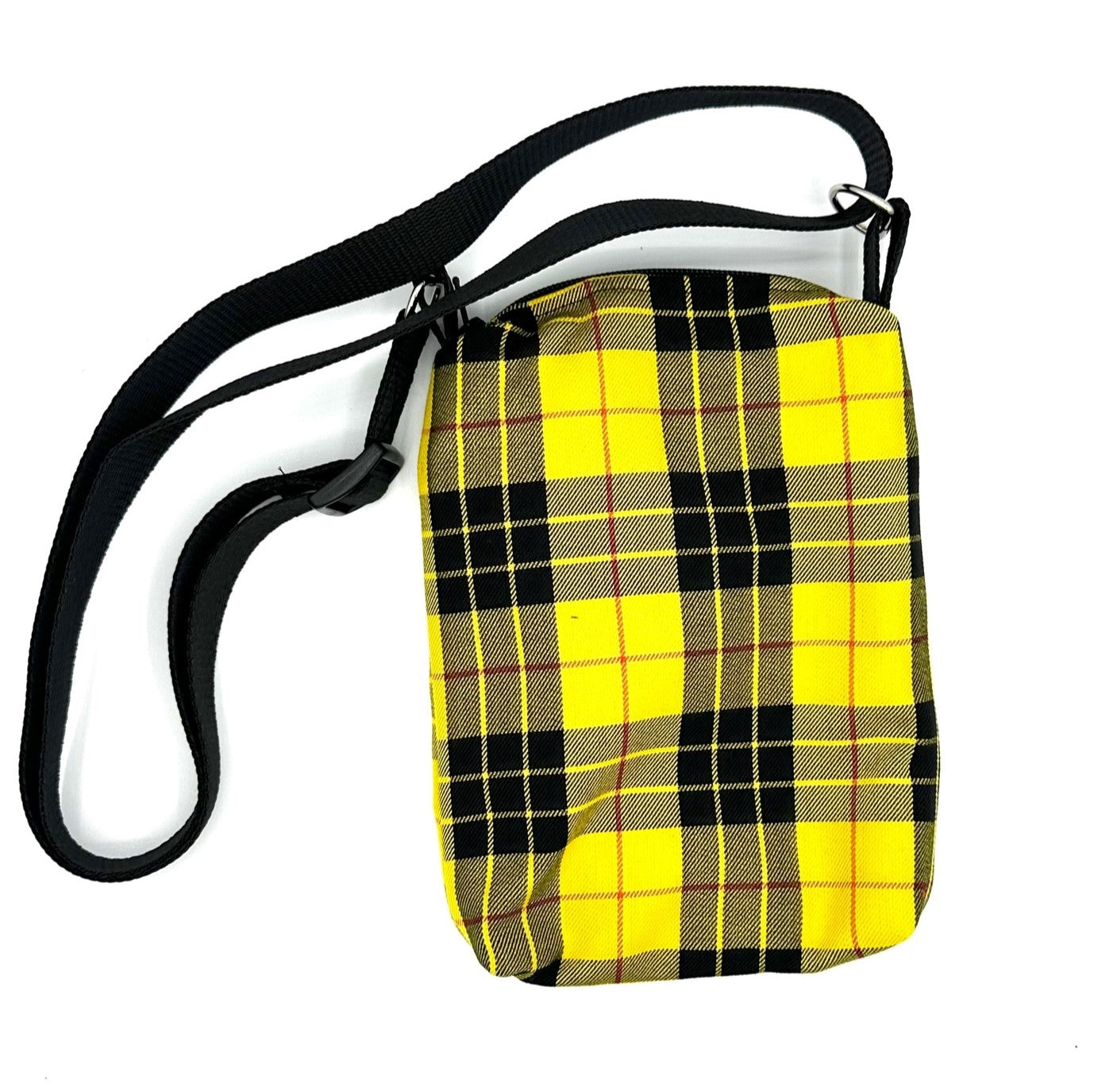 Check Dog Walking Bag Sunshine Yellow