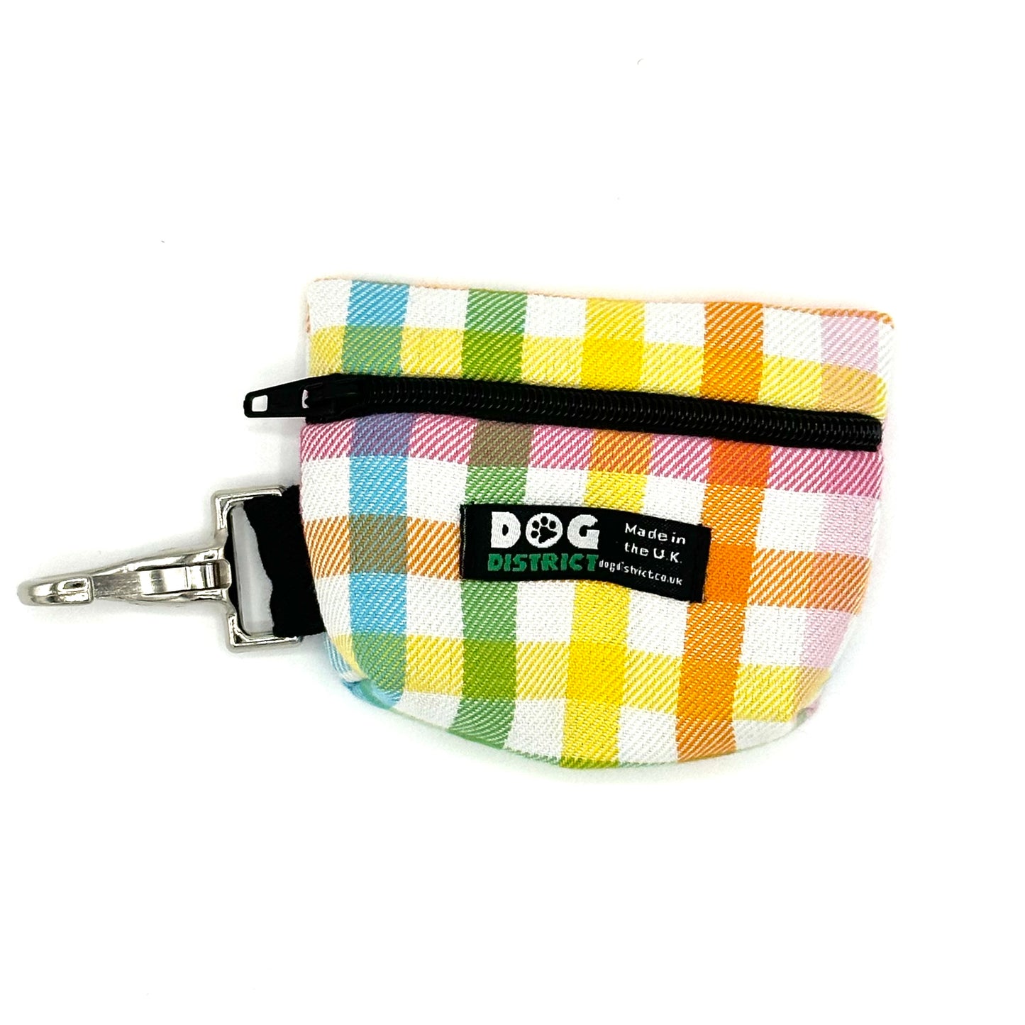 Dog Poo Bag Holder Confetti Check