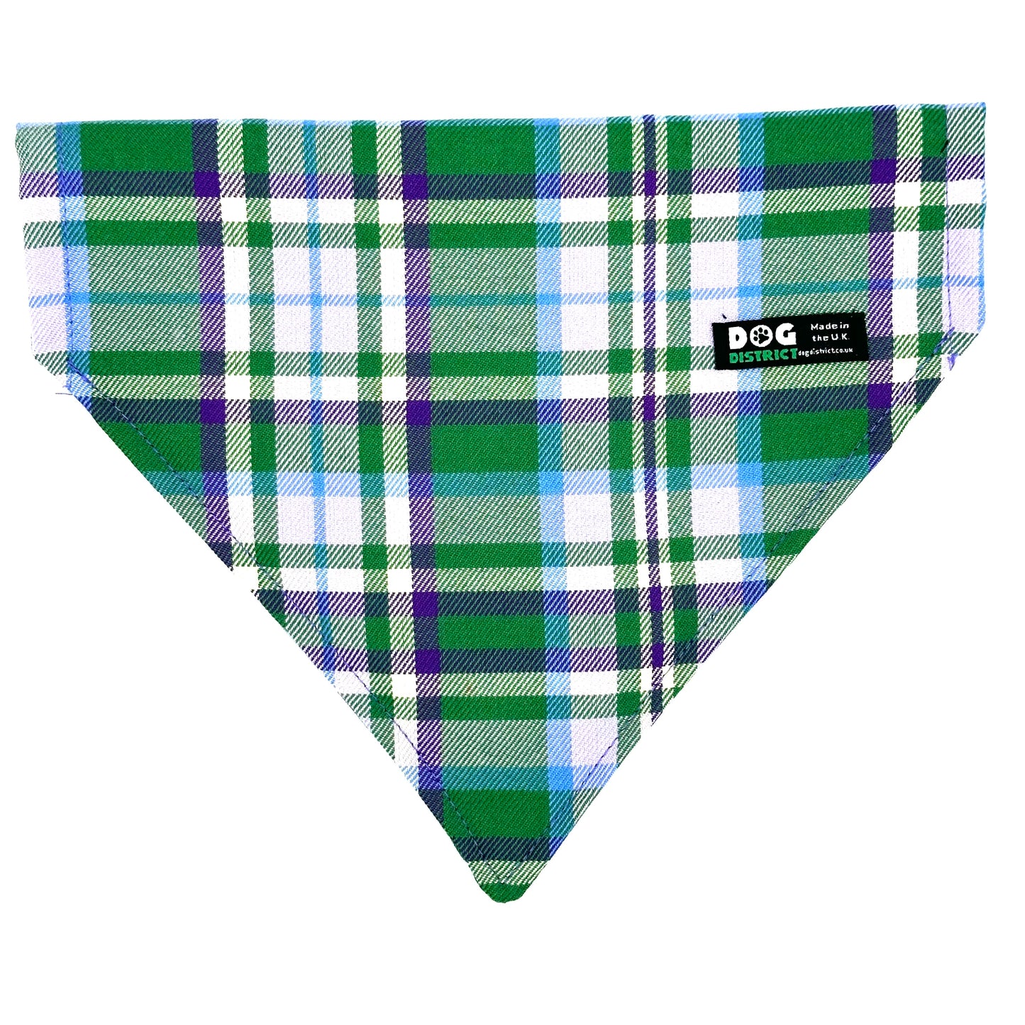 Check Dog Bandana Thistle
