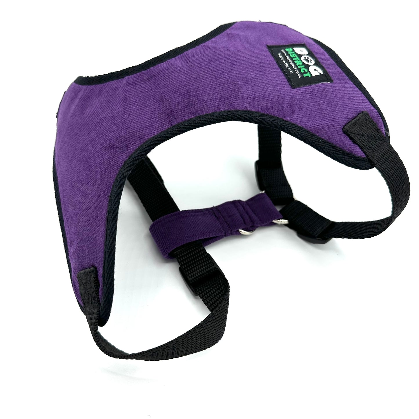 Cord Dog Harness Plum Purple