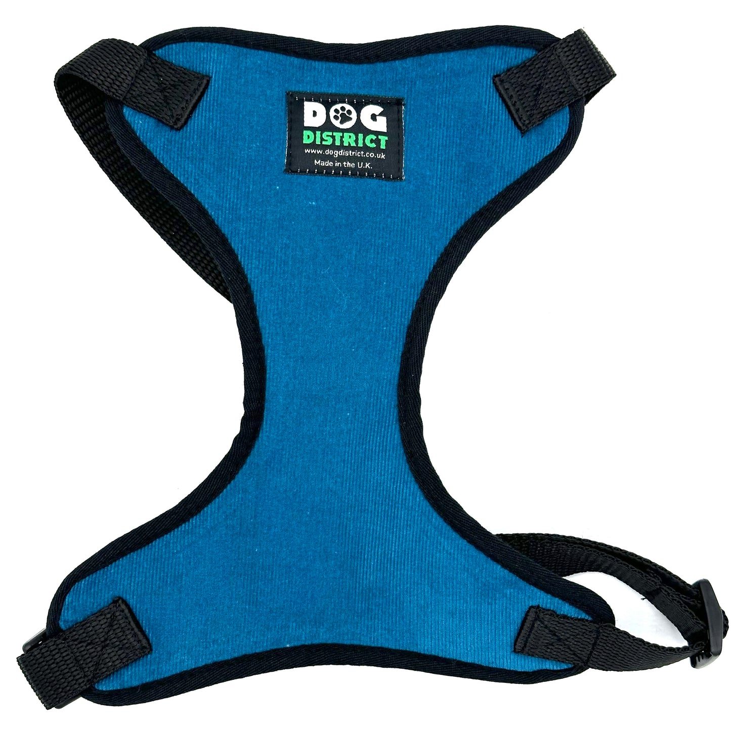 Cord Dog Harness Teal