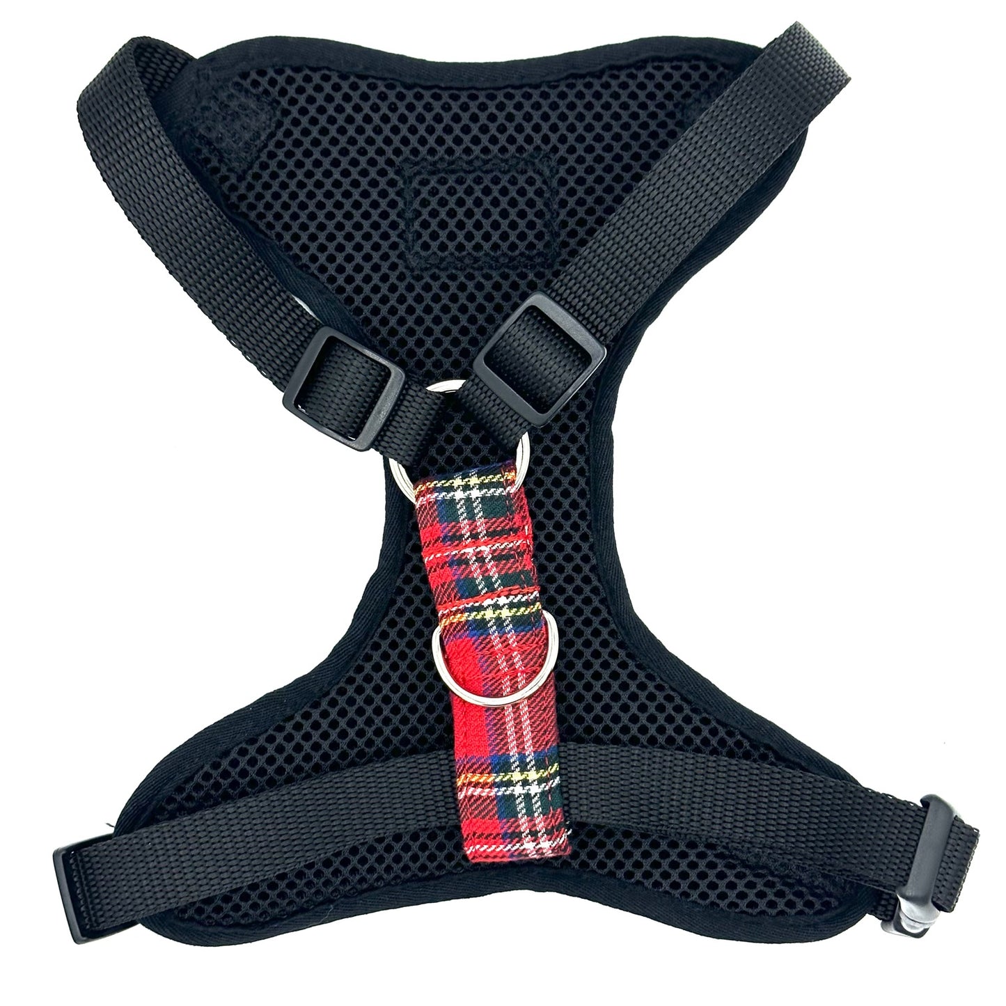 Check Dog Harness Royal Stewart
