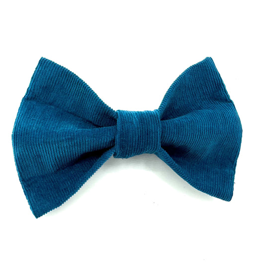 Cord Dog Bow Tie Teal