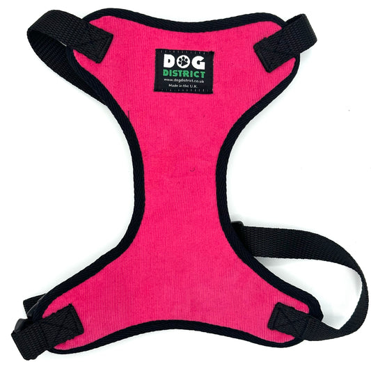 Cord Dog Harness Bubblegum Pink