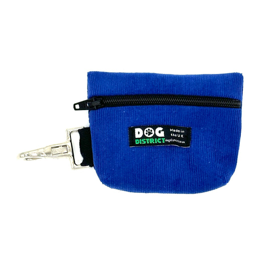 Dog Poo Bag Holder Royal Blue Cord