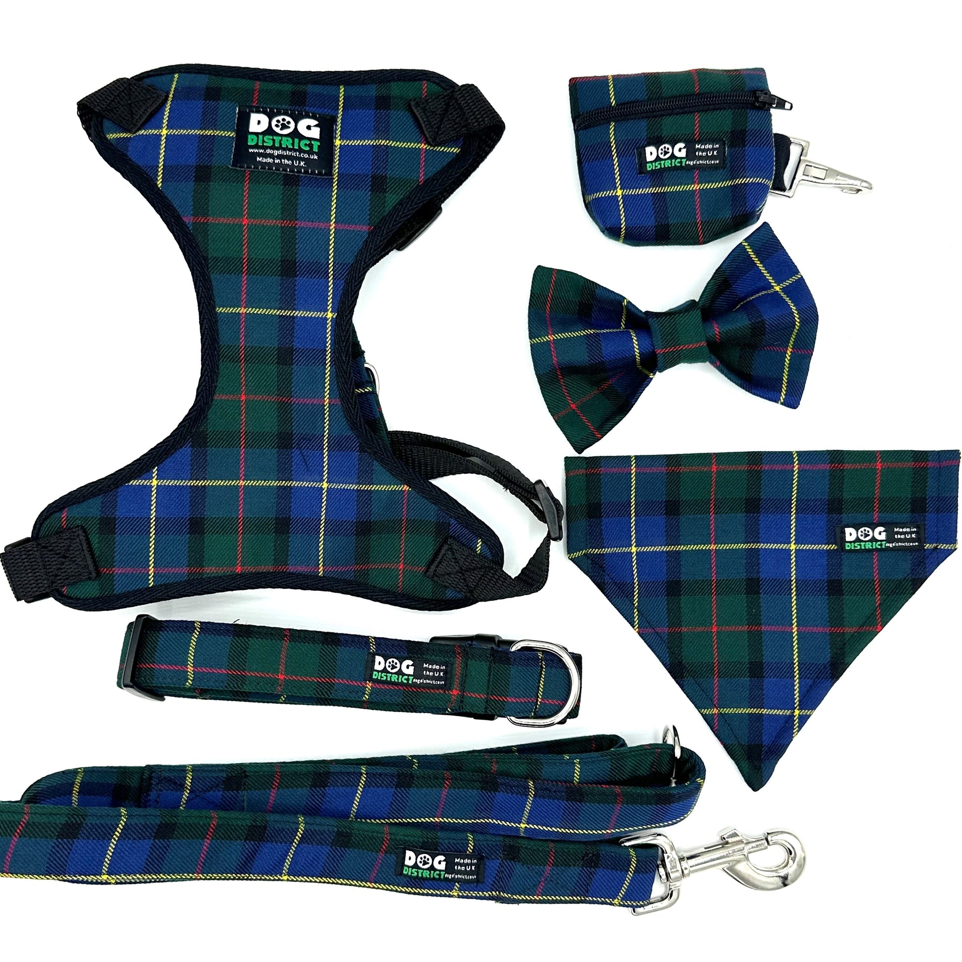 Dog Bow Tie Highland Check